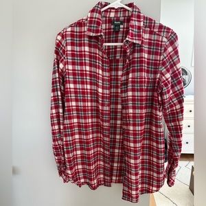 Roots women’s flannel button down
